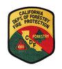 US Military Calfornia Department Of Forestry Fire Protection (4-5/8") Patch Iron On