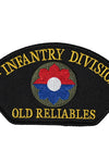 US Military USAR 009th Infantry Division Old Reliables (5-1/4"x3") Hat Patch Iron On