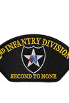 US Military USAR 002nd Infantry Division Second To None (5-1/4"x3") Hat Patch Iron On