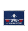 US Military USN TOP GUN U.S. Naval Aviation SHIELD (3-5/8") Patch Hook And Loop