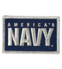 US Military USN American's Navy (3-1/2"x2-1/4") Patch Hook And Loop