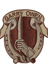 US Military USAR 007th Cavalry Garry Owen (DESERT) (3") Patch Iron On