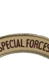 US Military USAR Special Force (DESERT) (3"x15/16") Tab Patch Iron On