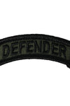 US Military USAR Defender (SUBDUED) (2-1/2" x 3/4") Tab Patch Iron On