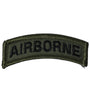 US Military USAR Airborne (SUBDUED) (2-1/2" x 3/4") Tab Patch Iron On