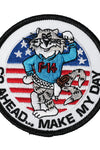 US Military USN F-14 Go Ahead... Make My Day (3-1/16") Patch Iron On