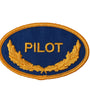 US Military USN Oval Pilot (3-1/2") Patch Iron On