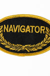 US Military USN Oval Navigator (3-1/2") Patch Iron On