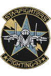 US Military USN Starfighters (3-1/2") Patch Iron On