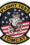 US Military USN TOMCAT Fighter Test (3-1/2") Patch Iron On