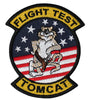 US Military USN TOMCAT Fighter Test (3-1/2") Patch Iron On