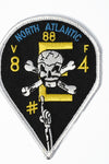 US Military USN North Atlantic 88E (3-1/2") Patch Iron On