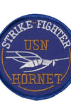 US Military USN Hornet Strike Fighter (3") Patch Iron On