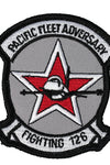 US Military USN Pacific Fleet Adversary FIGHTING 126 (3-3/8") Patch Iron On