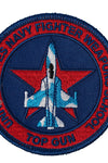 US Military USN United States Navy Fighter Weapons School Top Gun (3-1/4") Patch Iron On