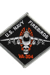 US Military USN U.S. Navy Firebirds VA-304 (3-1/2") Patch Iron On