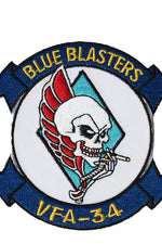 US Military USN Blue Blasters VA-34 (3-1/2