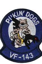 US Military USN Pukin' Dogs VF-143 (3-3/8