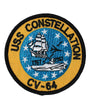 US Military USN USS Constellation T767 1967 CV-64 (3-1/16") Patch Iron On