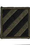 US Military USAR 003rd Infantry Division (SUBDUED) (3") Patch Stitch On