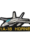 US Military USN F/A-18 HORNET (4") Patch Iron On