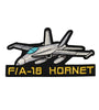 US Military USN F/A-18 HORNET (4") Patch Iron On