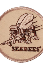 US Military USN SEABEES (DESERT) (3-1/16