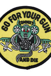 US Military Go For Your Gun Commies And Die (3") Patch Iron On