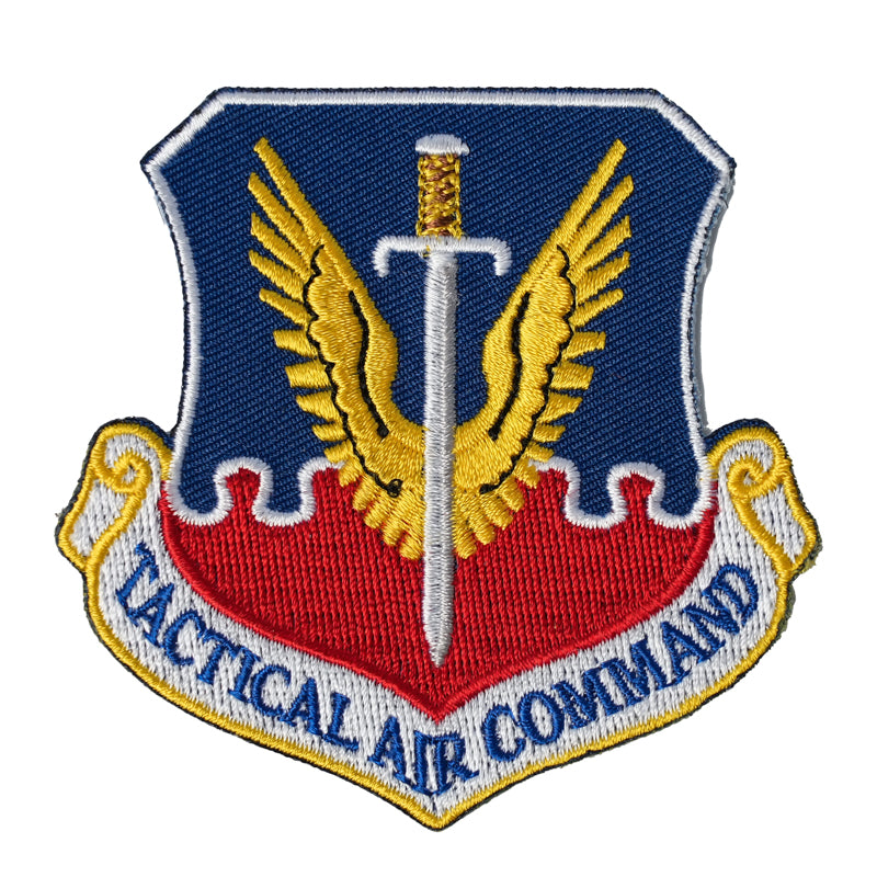 US Military USAF Tactical Air Command Shield Iron On Patch – Hong Kong ...