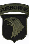 US Military USAR 101st Airborne Division (03) (SUBDUED) (3-1/4") Patch Iron On