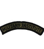 US Military USAR Military Institute (4") Tab Patch Stitch On