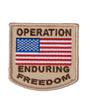 US Military USAR Operation Enduring Freedom (2-7/8") Patch Iron On