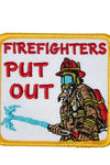 US Military Firefighters Put Out (3-1/8") Patch Iron On