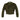 Dark olive-green wool battle dress jacket with buttoned front and flap chest pockets.