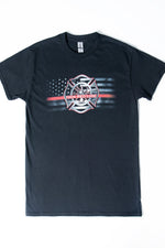 Erazor Bits Firefighter I Stand For The Flag Kneel Tee