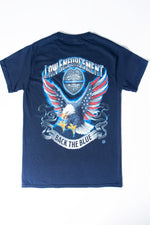 Erazor Bits Law Enforcement Eagle Full American Flag Tee