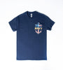 Erazor Bits USN Sailors Anchor Red White & Blue Tee