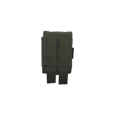 Agilite grenade pouch ranger green, double vertical panels and side flap tabs
