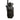 Black handheld radio pouch with front hook-and-loop patch panel