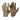 Light coyote short tactical gloves with padded knuckles and wrist strap