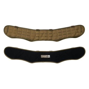 Modular belt sleeve loop, coyote brown outer with black interior padding