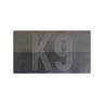 Subdued IR Polish K9 patch, dark gray rectangular with eagle emblem