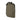 Mini utility pouch in olive green with top drawstring and webbing loop tabs
