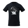 Black girls T-shirt with front night-vision graphic portrait