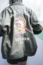 Houston Embroidery Vietnam Tiger Jacket