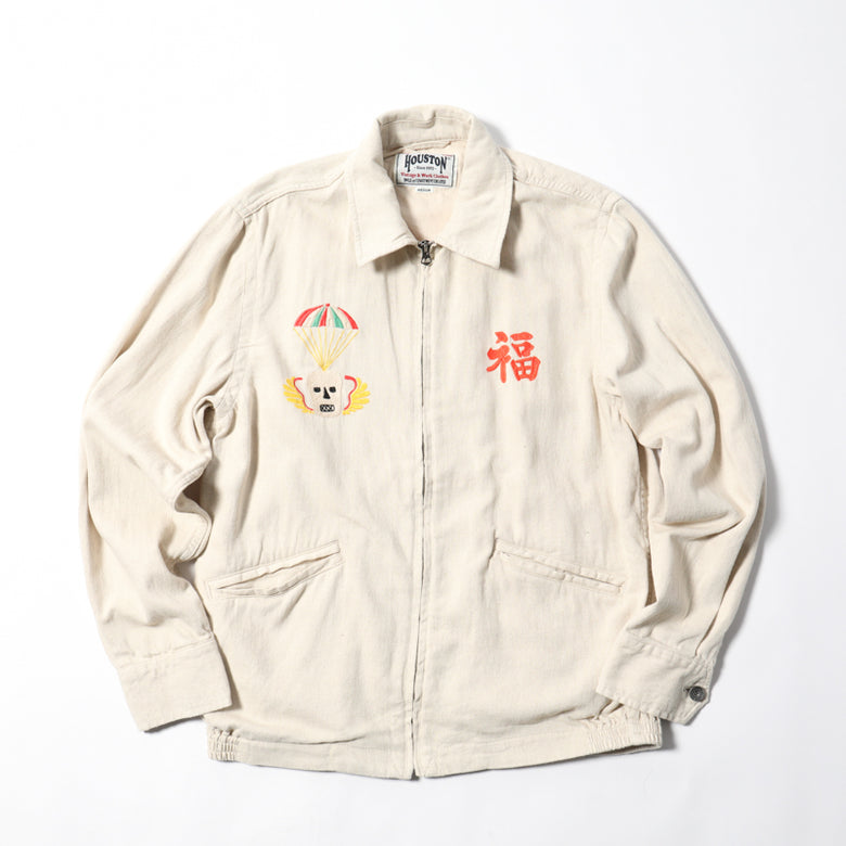 Houston Cotton Linen Vietnam Skull Tiger Jacket