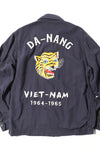 Houston Cotton Linen Vietnam Skull Tiger Jacket