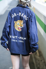 Houston Cotton Linen Vietnam Skull Tiger Jacket