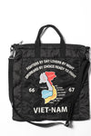 Houston Quilted Vietnam Map Helmet Bag
