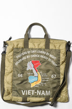 Houston Quilted Vietnam Map Helmet Bag